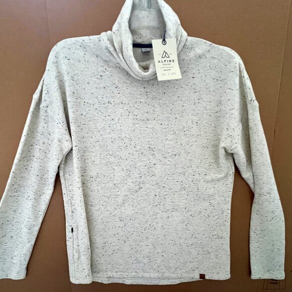 NEW Alpine Designs Women's Birch Ridge Pullover, Cream Heather, Size Large - Picture 1 of 15